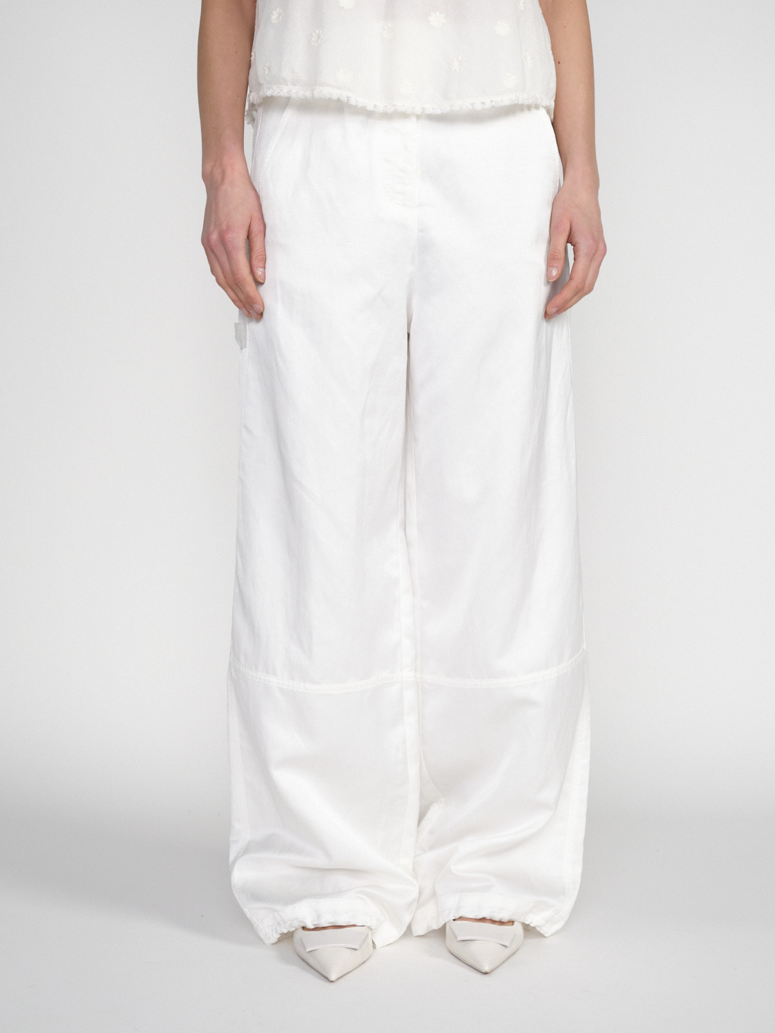 Dorothee Schumacher Slouchy coolness pants   white XS