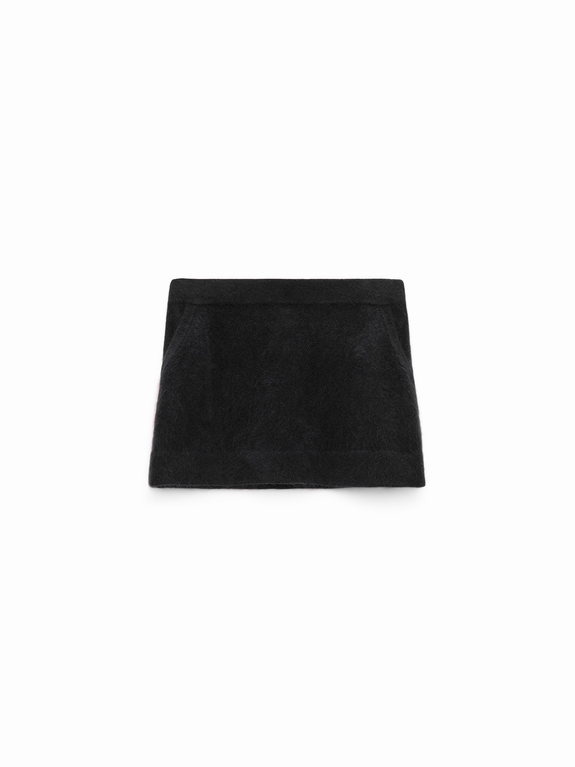 Mini skirt made of merino and cashmere