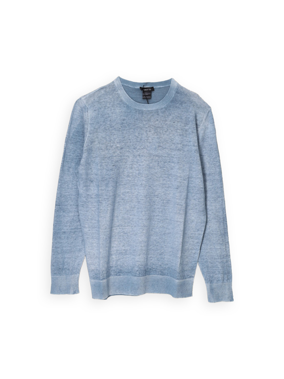 Avant Toi Pullover made from a linen-cotton mix  blue M