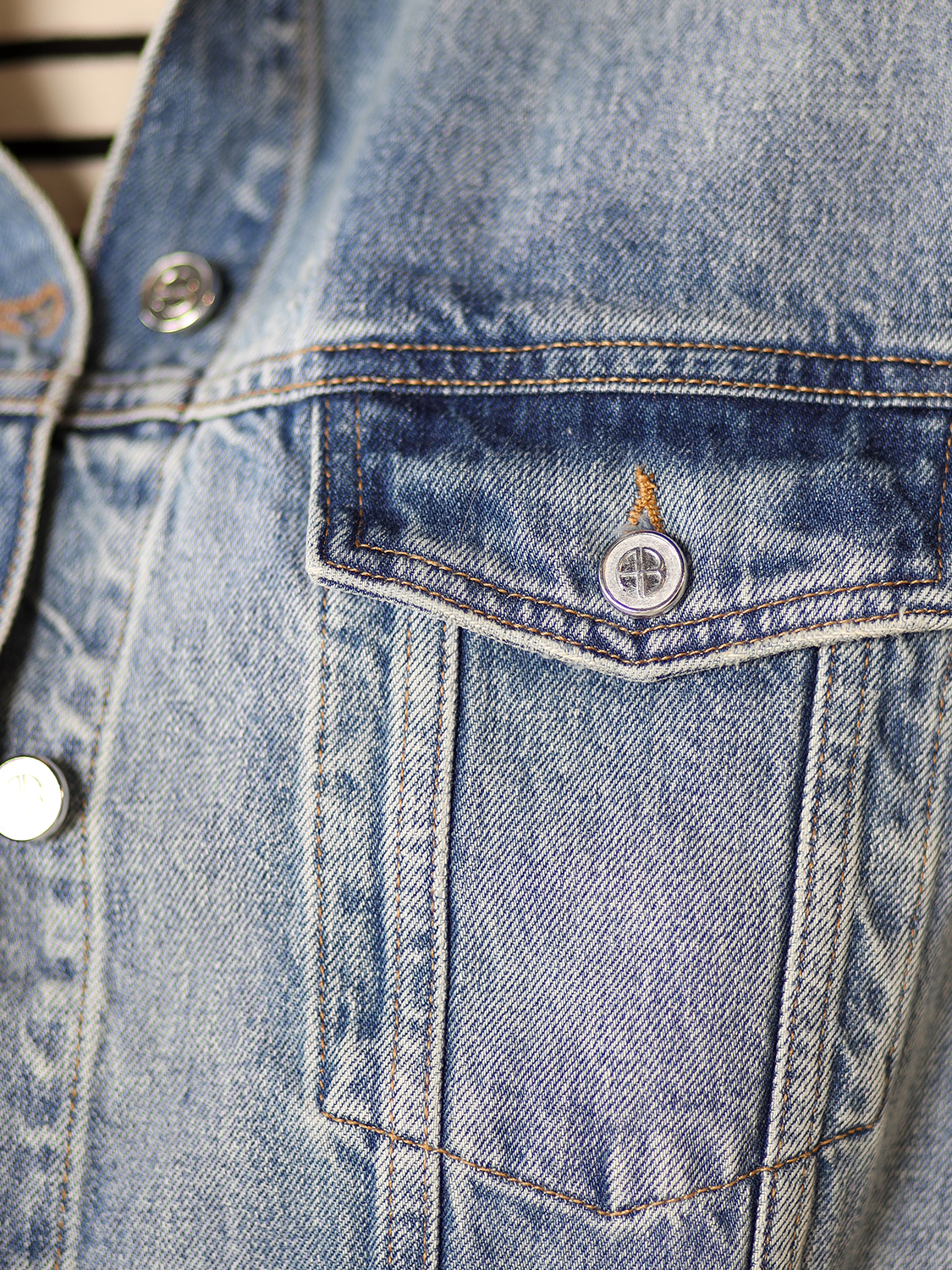 Anine Bing Rory – Ärmellose Jeansjacke  blau XS