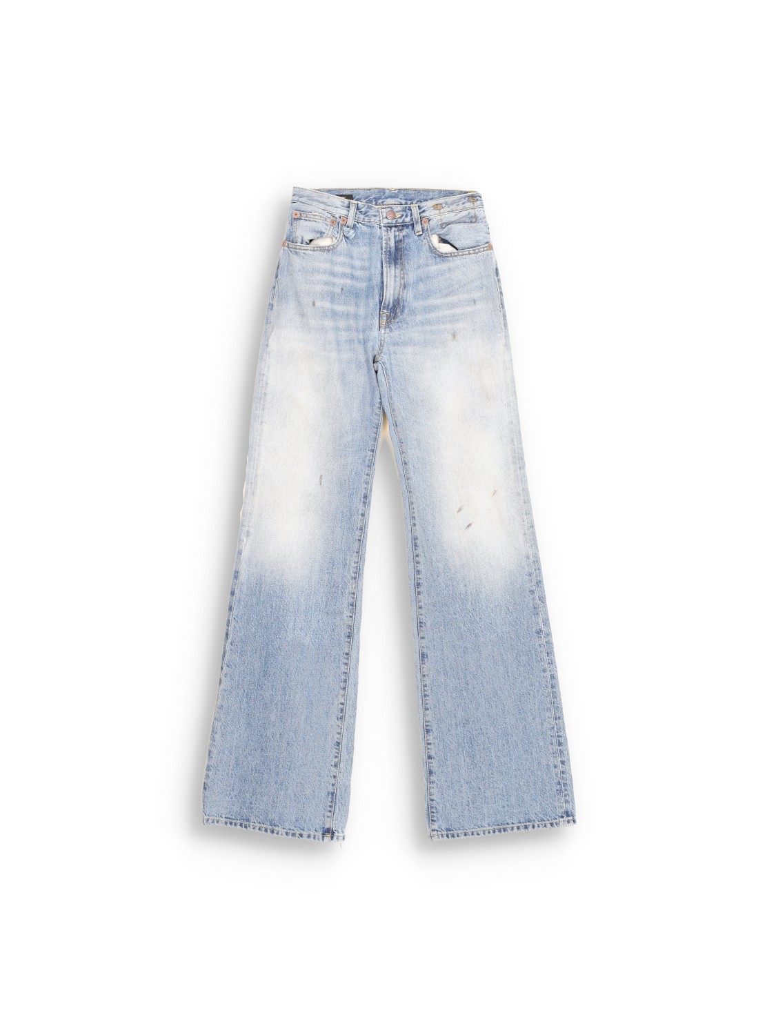 R13 Jane - Denim grande largeur en coton  bleu 26