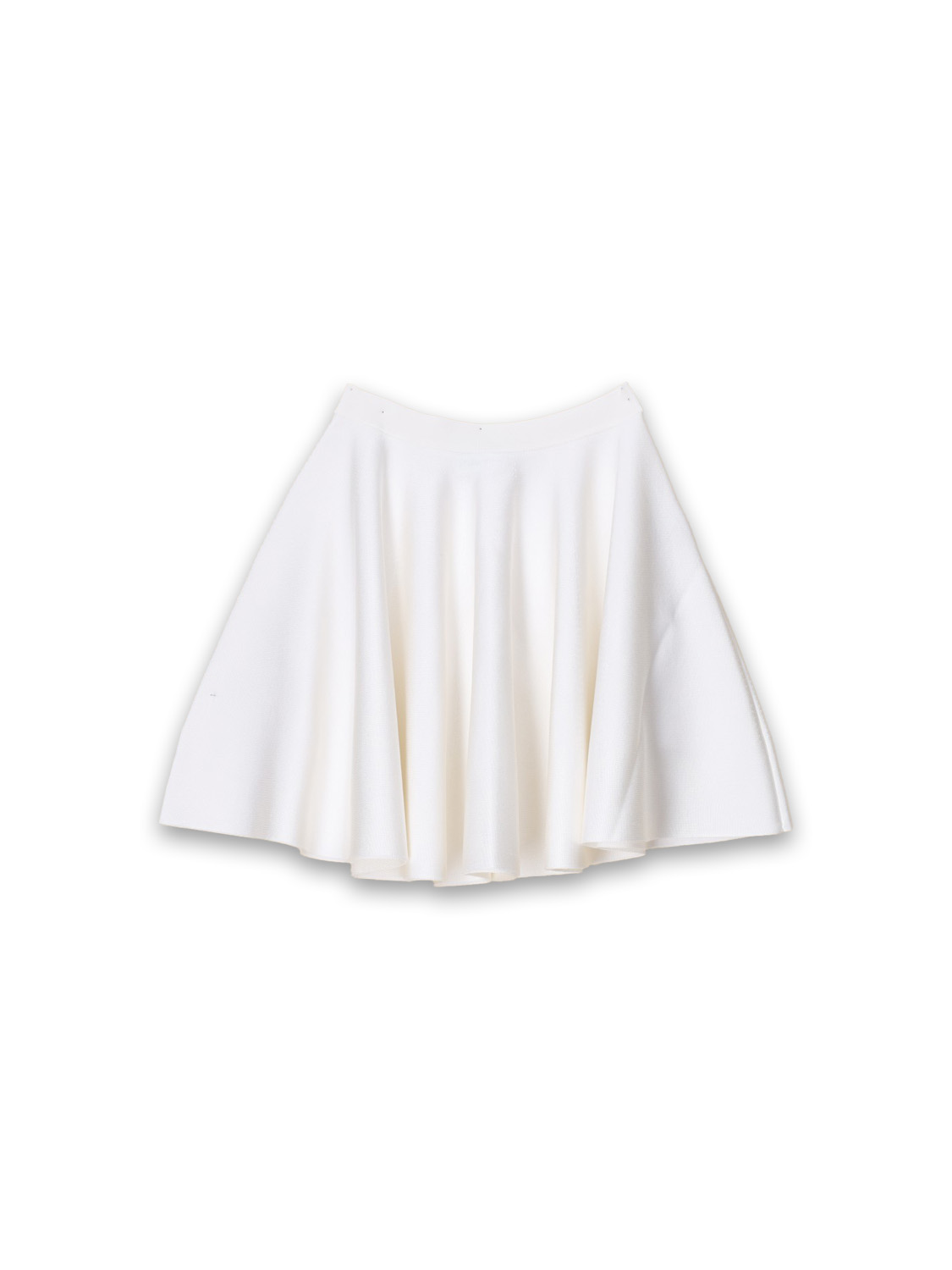 Stretchy flared mini skirt  