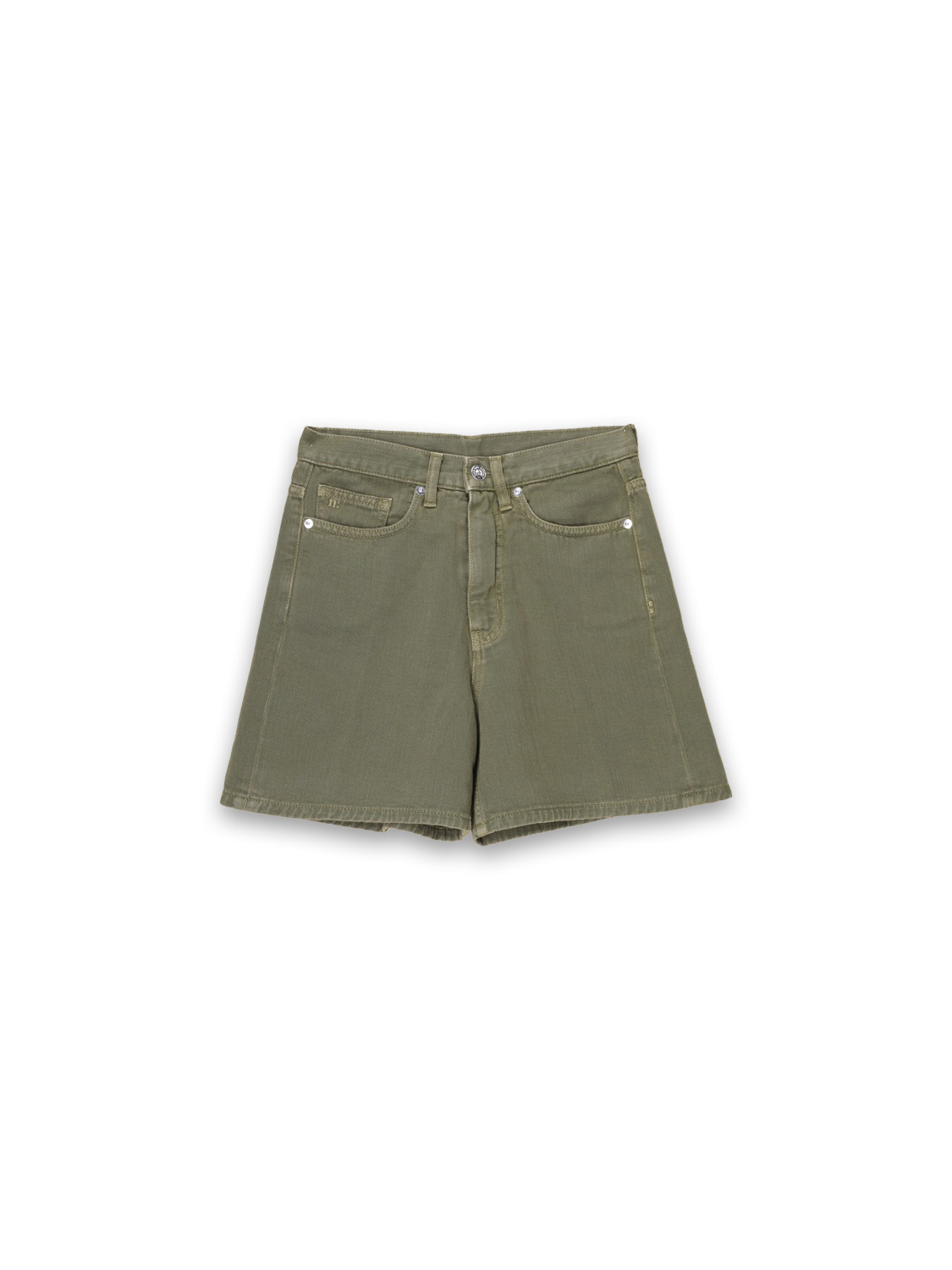 nine in the morning Lilla - Cotton denim shorts   green 26