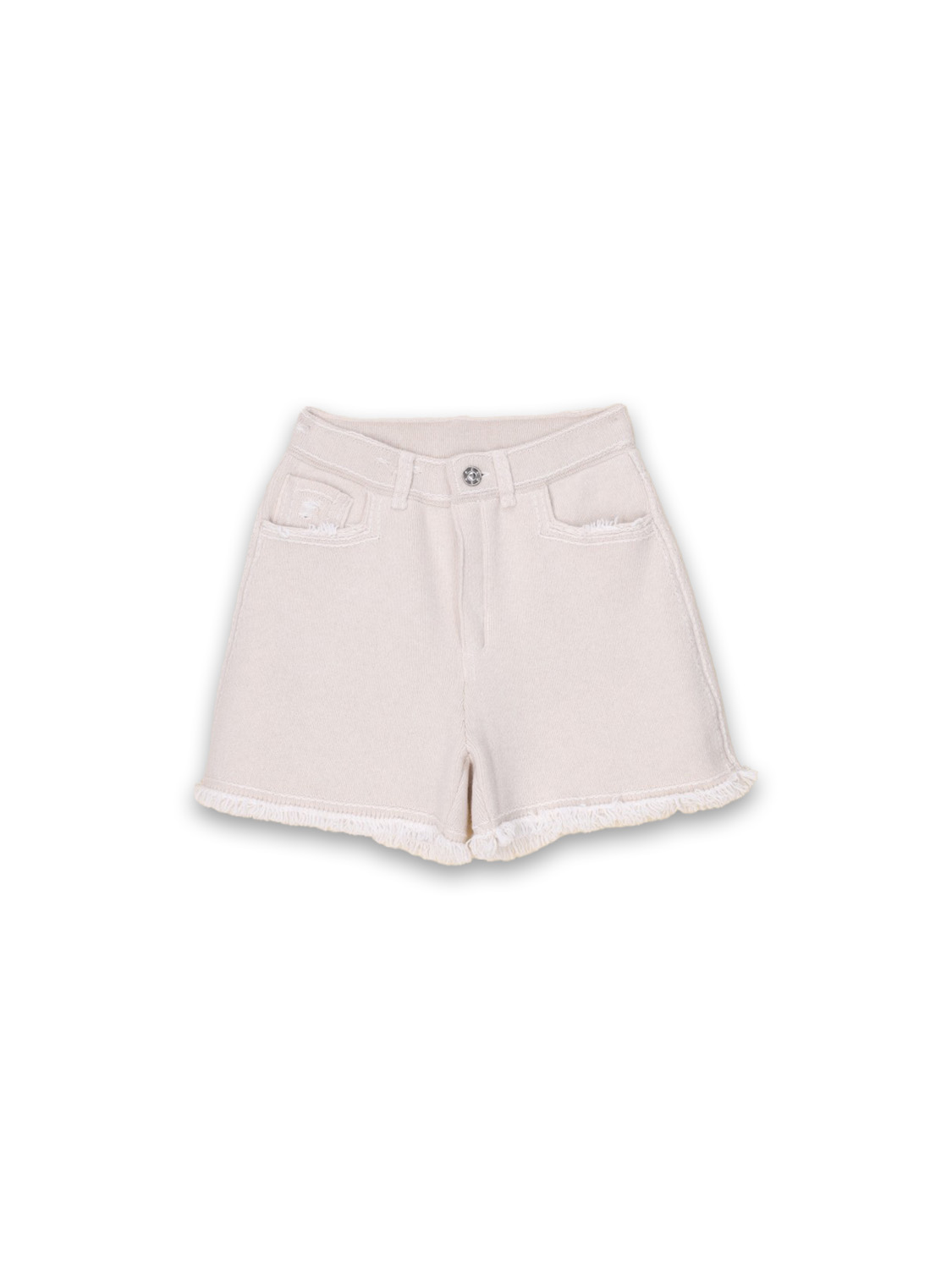 Barrie Pantaloncini in misto cashmere e cotone   beige M