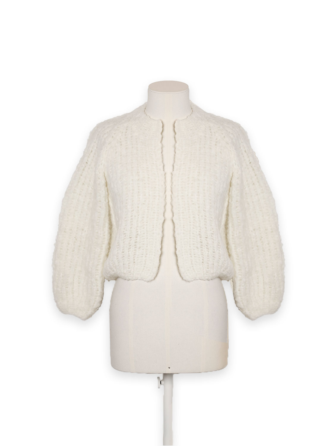 Wool and alpaca blend cardigan