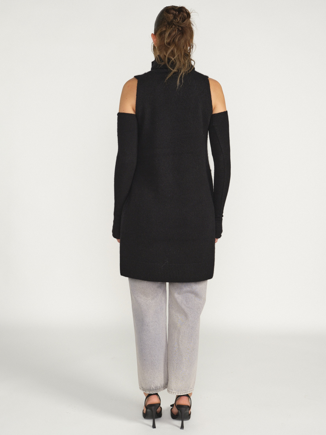 Iris von Arnim Svea - Abito senza maniche in cashmere nero S