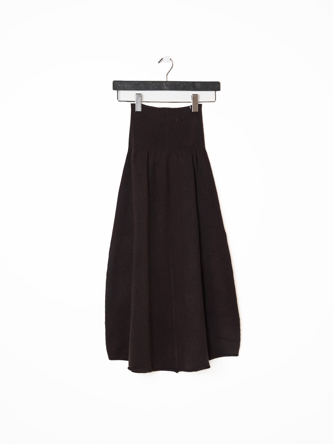 Extreme Cashmere N°388 Ease - Cashmere maxi skirt   khaki One Size