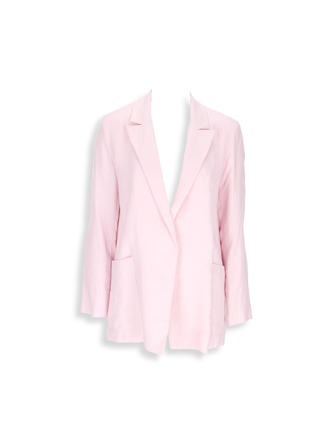 Ambra - Linen open lapel blazer