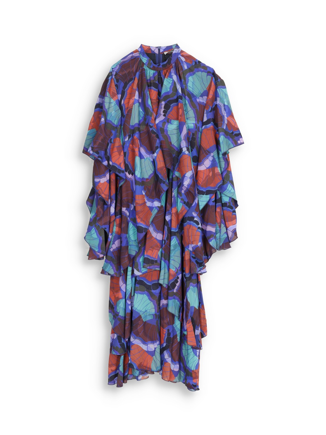 Midi dress with floral print