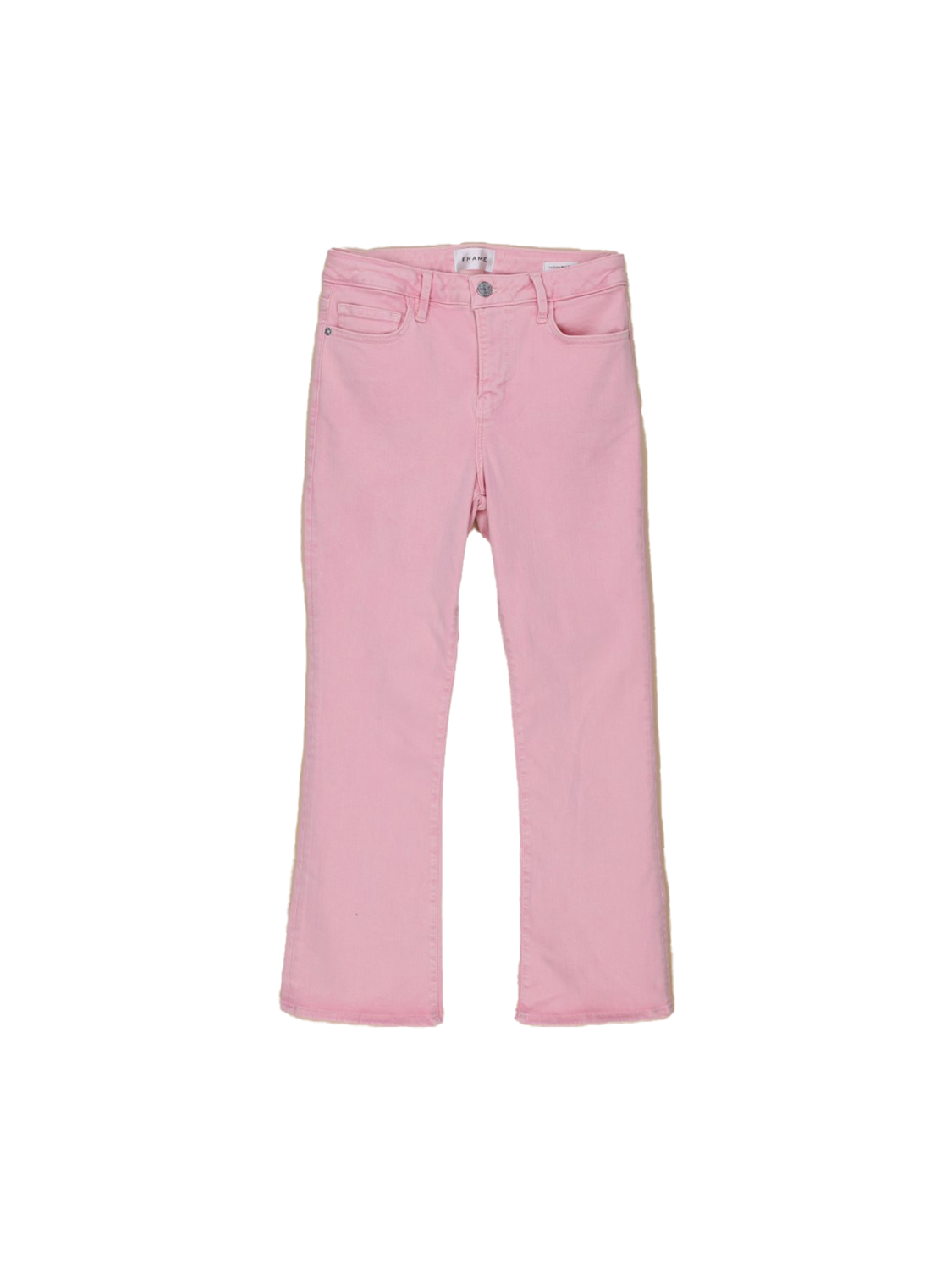 Frame Le Crop - Jeans in denim compatto  rosa 29