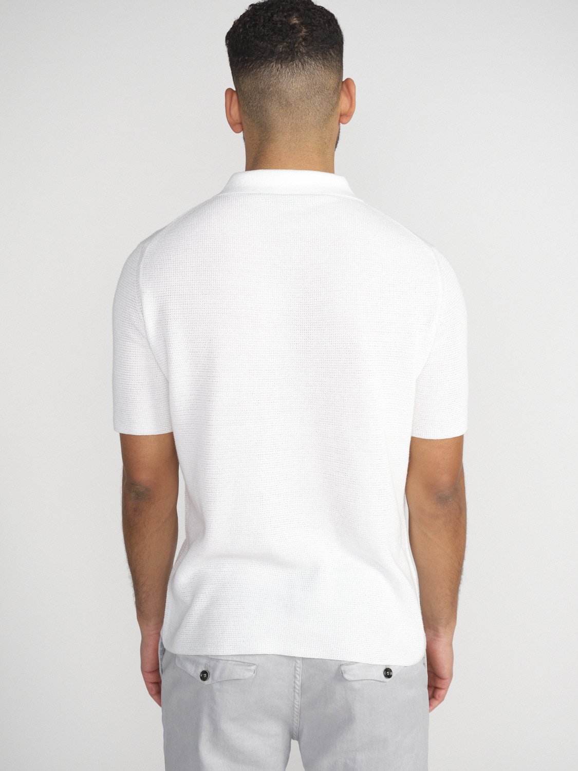 Iris von Arnim Pasqual – cotton polo shirt  white XL