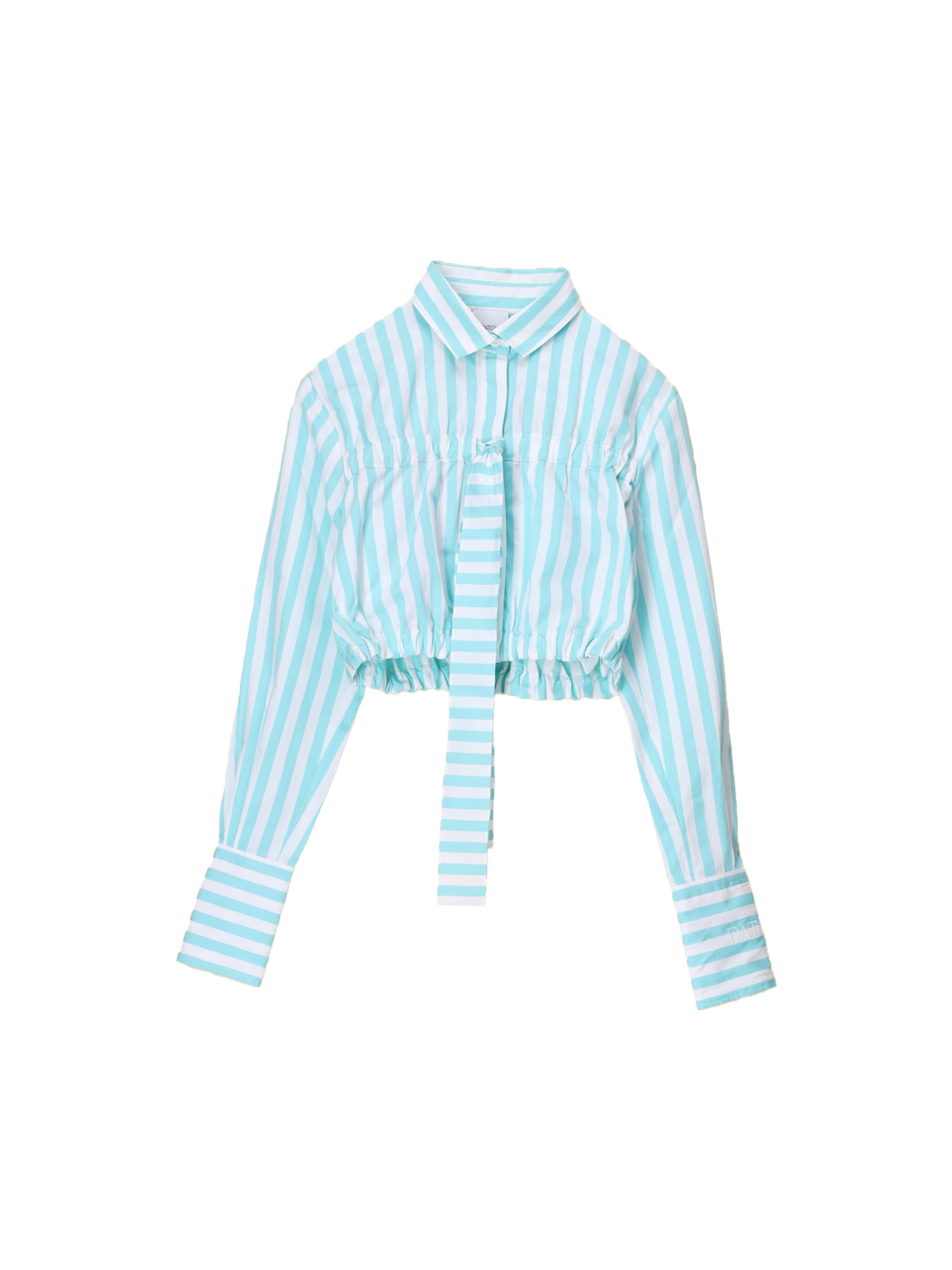 Patou Camicia con fiocco - Camicetta in cotone con fiocco mint 38