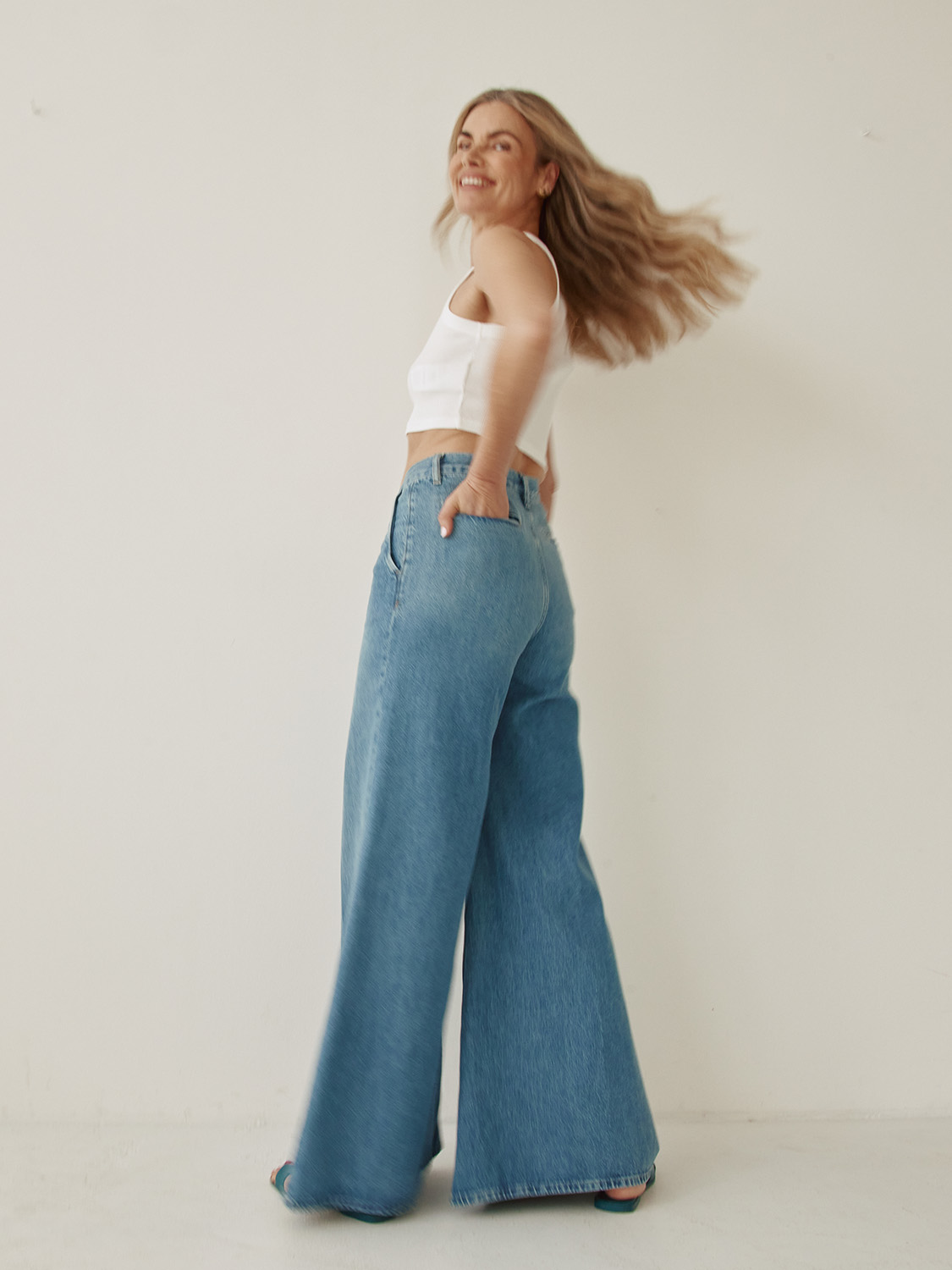 The Extra Wide Leg – Jeans aus Baumwolle