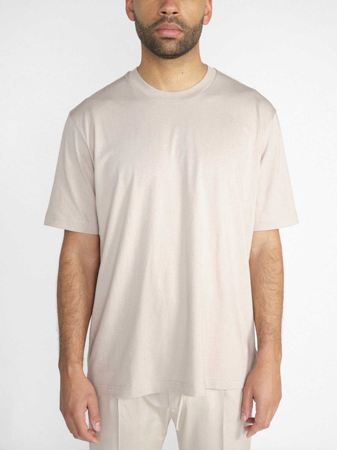 Stefan Brandt Eli 30 – cotton shirt  beige XXL