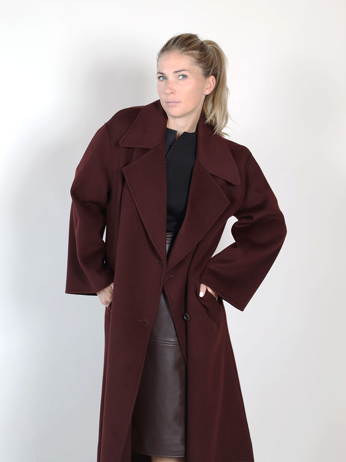 Arma Halima - Wollmantel  bordeaux  34