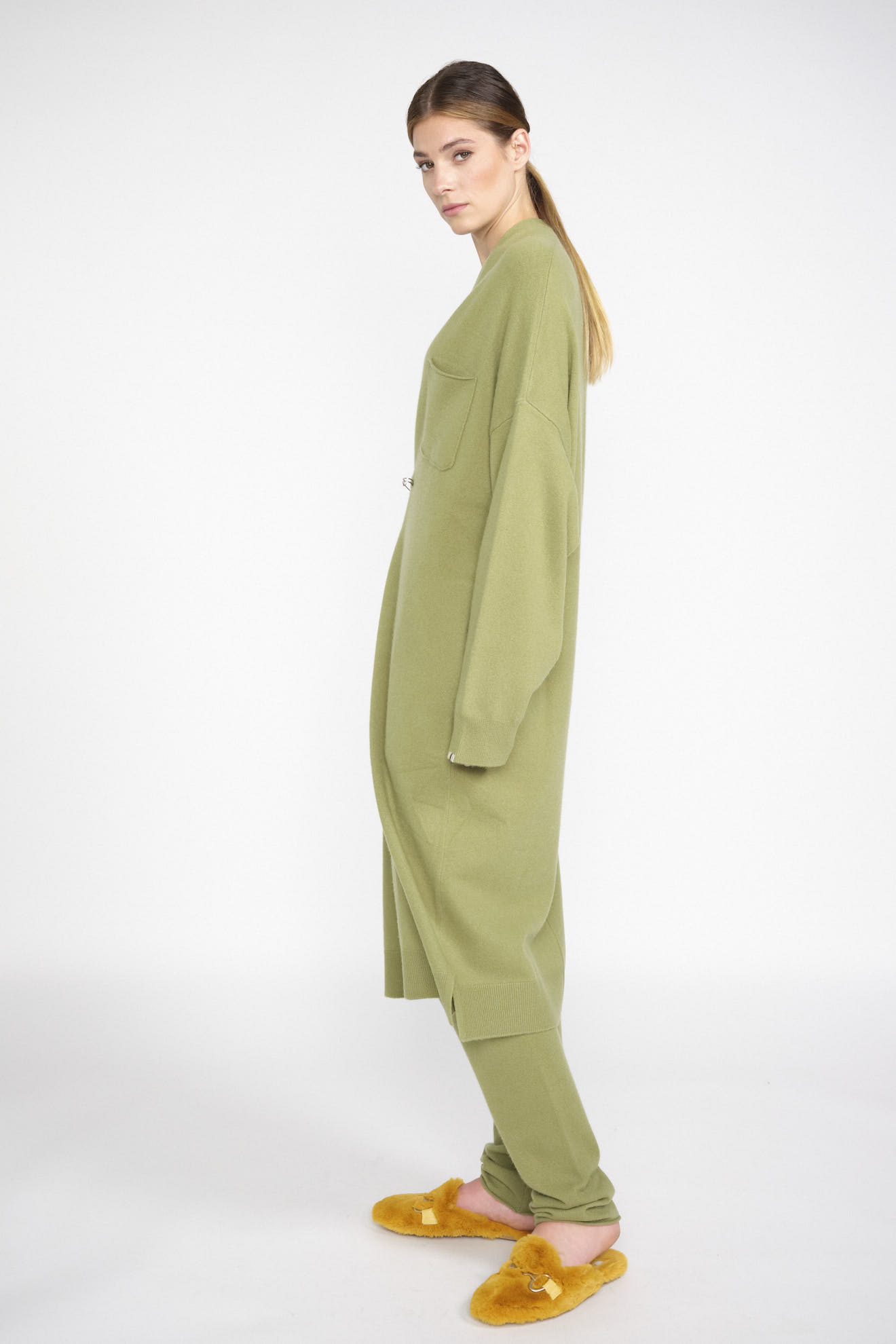 Extreme Cashmere Knit Koto One Size green