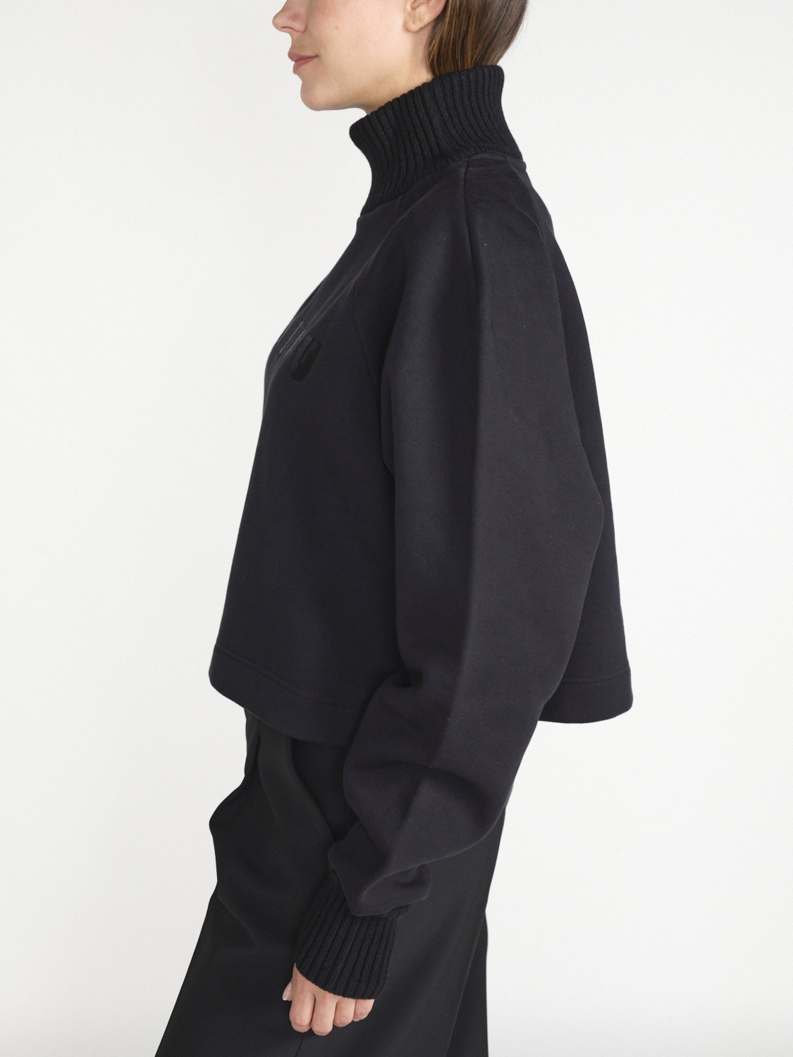 Patou Sweatshirt aus Baumwolle   schwarz M