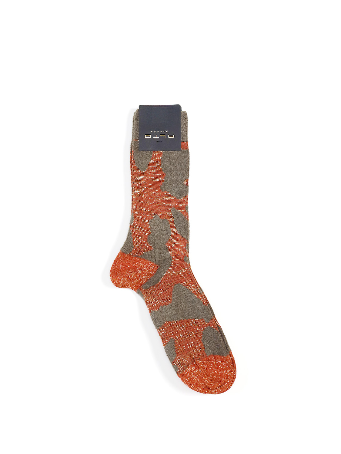 Alto Paia –  Socken mit Lurex-Details    orange One Size