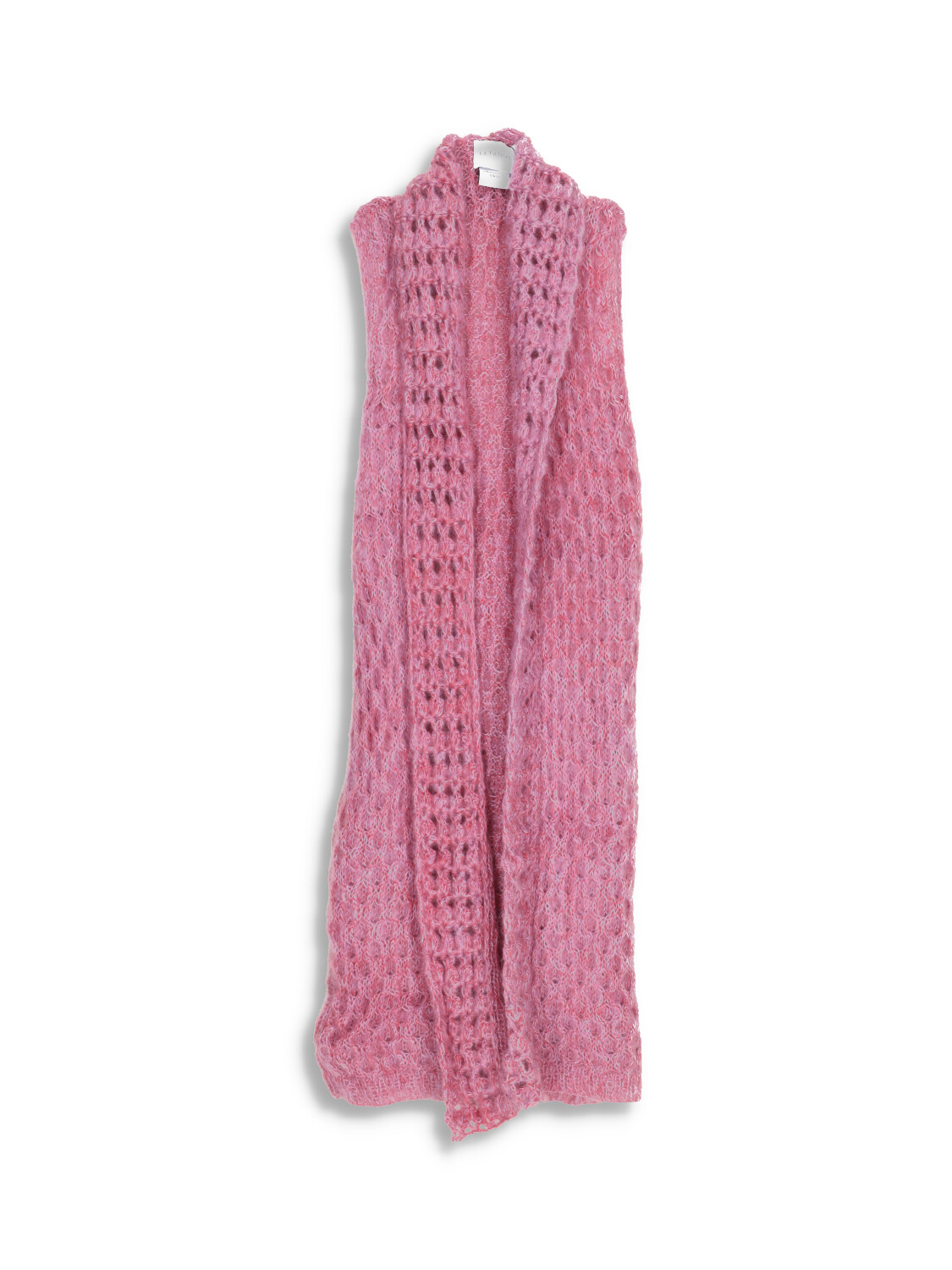 Gia - knitted vest in silk-mohair blend