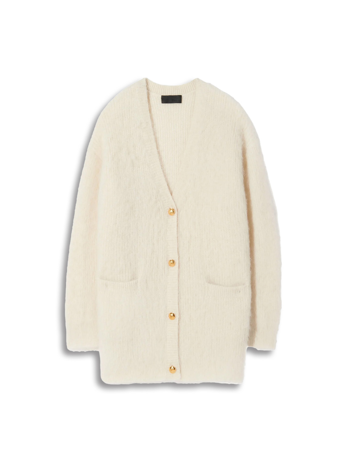 Oversized cardigan in alpaca wool