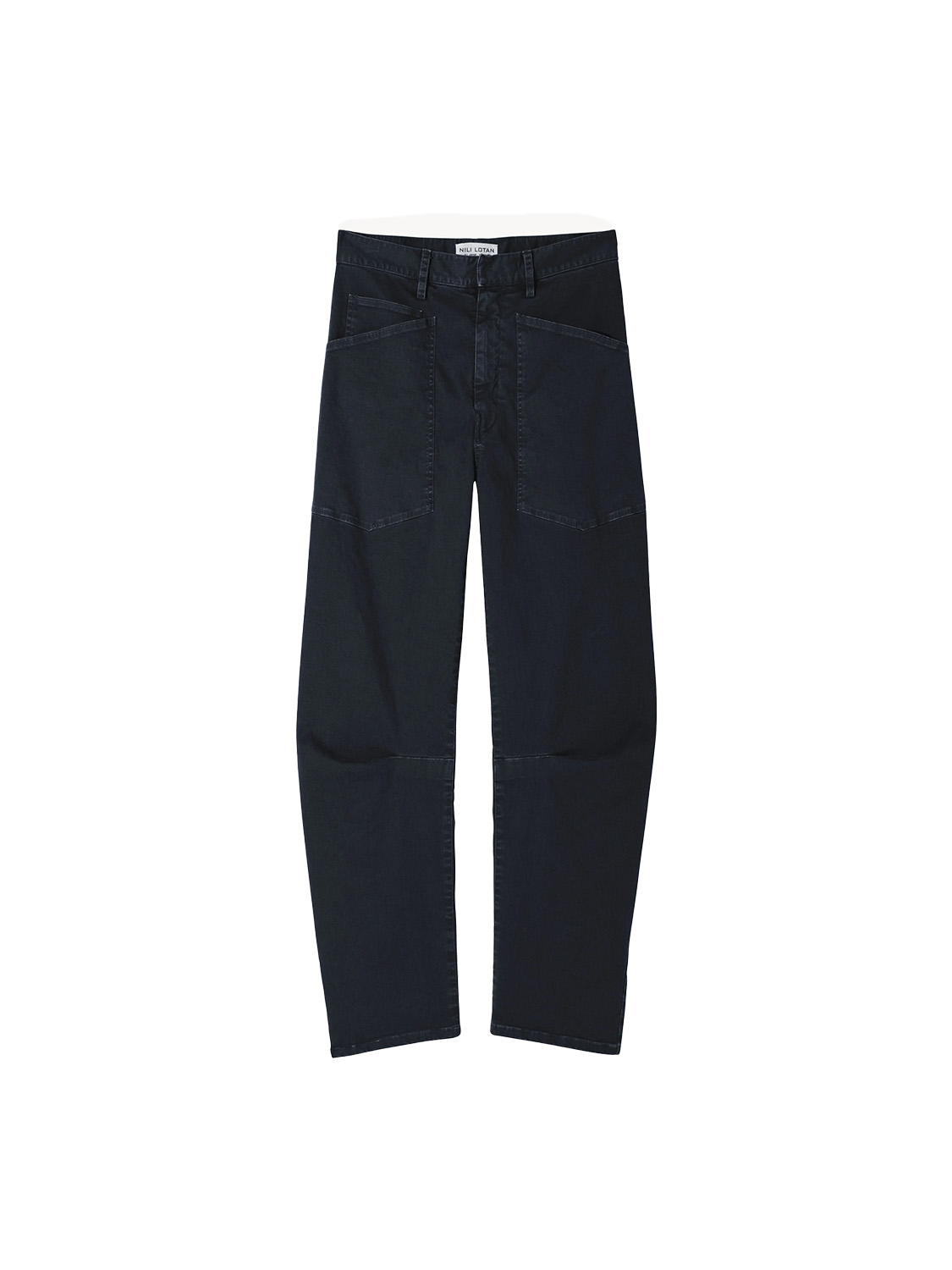 Nili Lotan Shon – Stretchige Culotte aus softer Baumwolle im Cargo-Stil marine 34