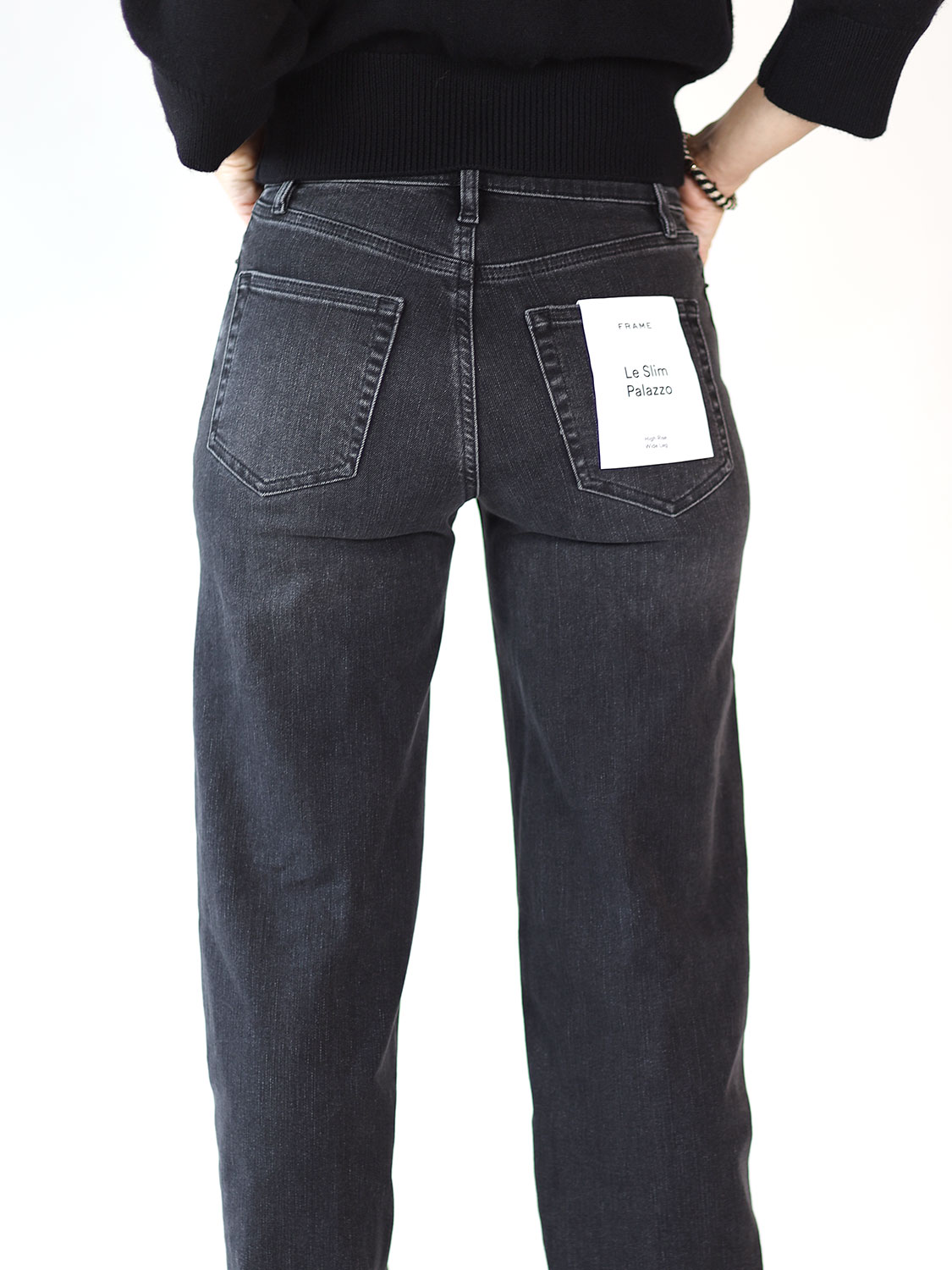 Frame Le Slim Palazzo - Wide jeans grey 25