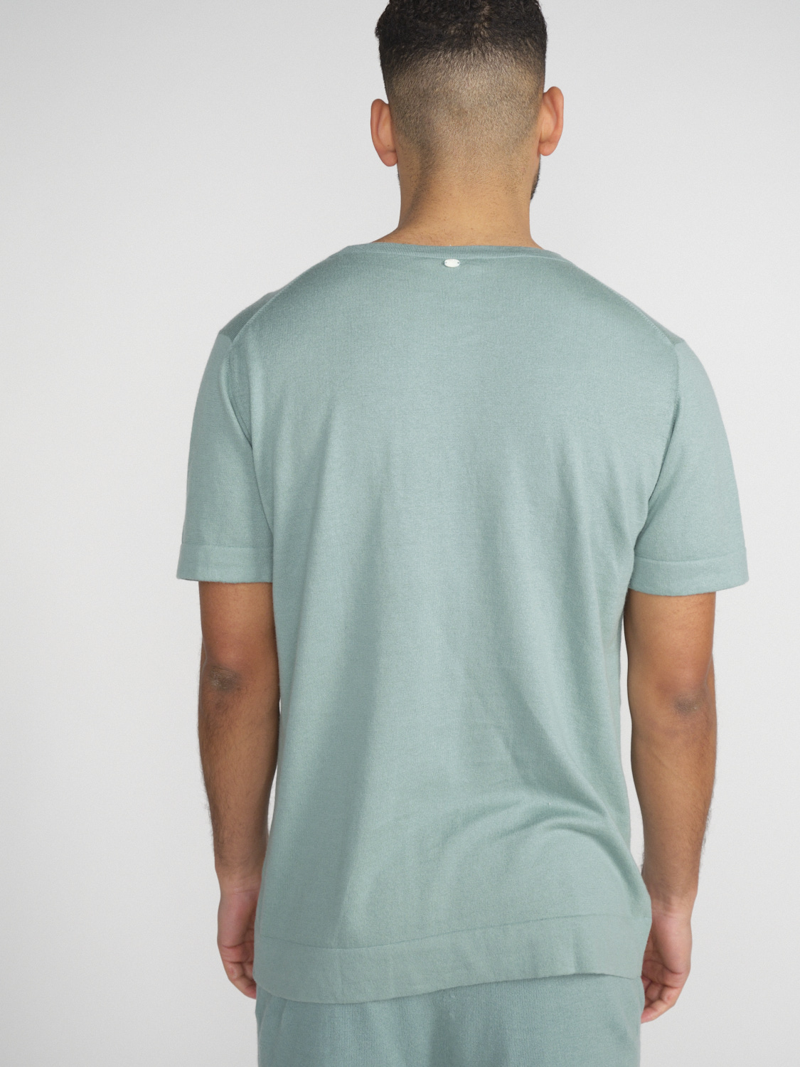 friendly hunting CC Uni – Shirt aus Baumwoll-Cashmere-Mix   mint S