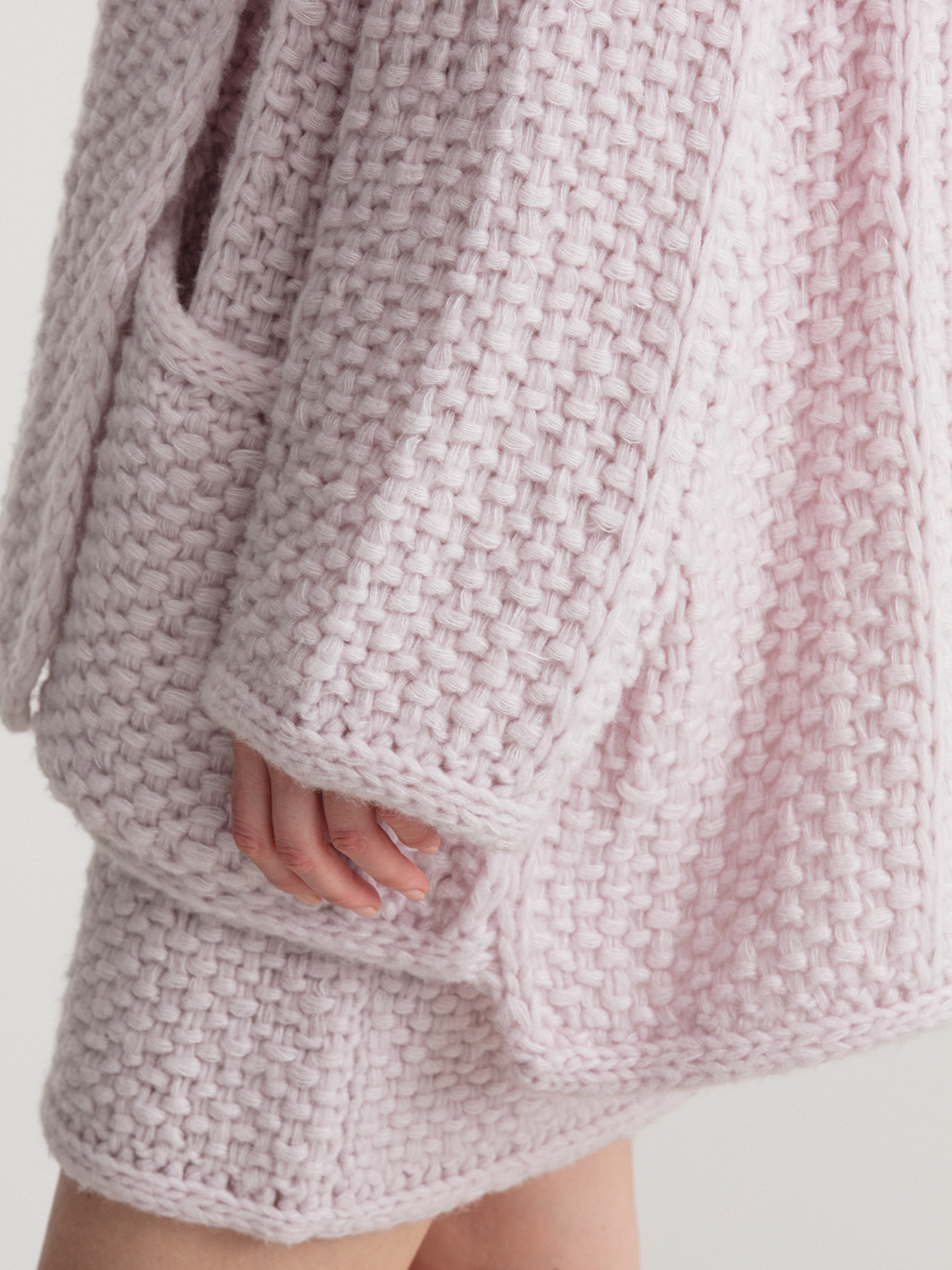 Iris von Arnim Jacey – cardigan made from a cashmere-silk mix  rosa One Size