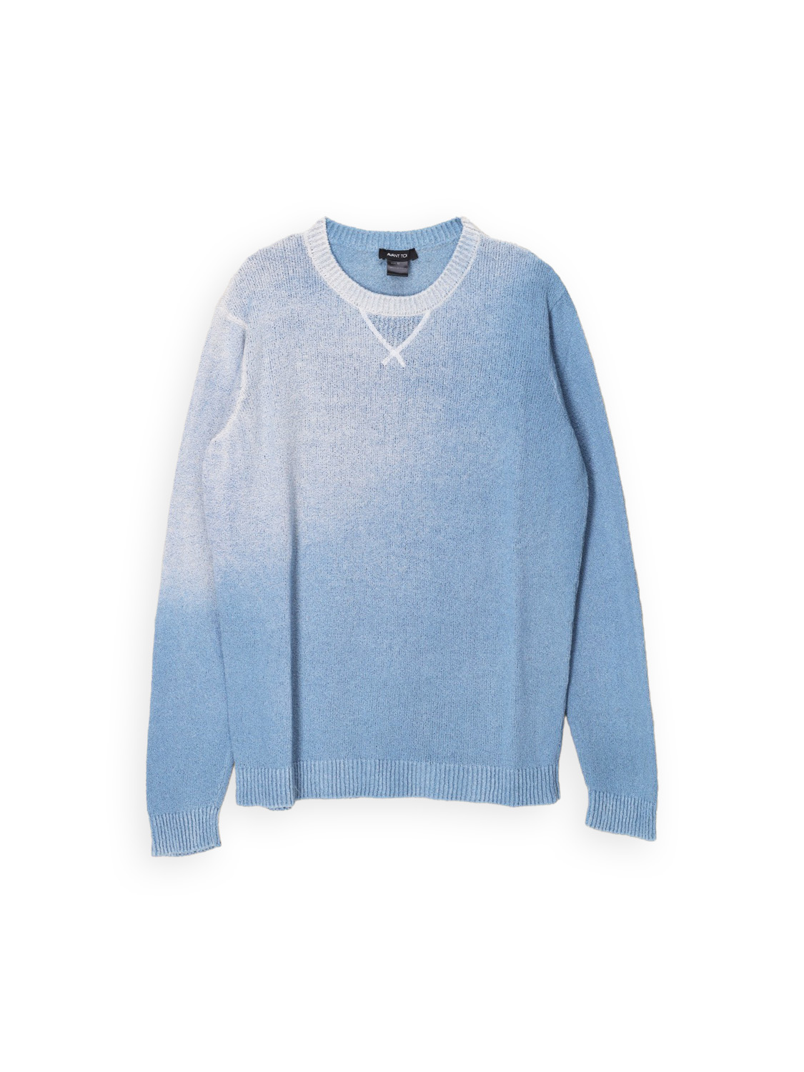 Avant Toi Gradient knitted sweater  blue M