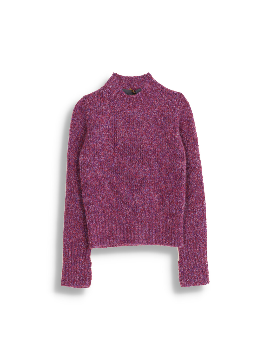 Antonia Zander Merina - Maglia melange in cashmere e seta rosso S