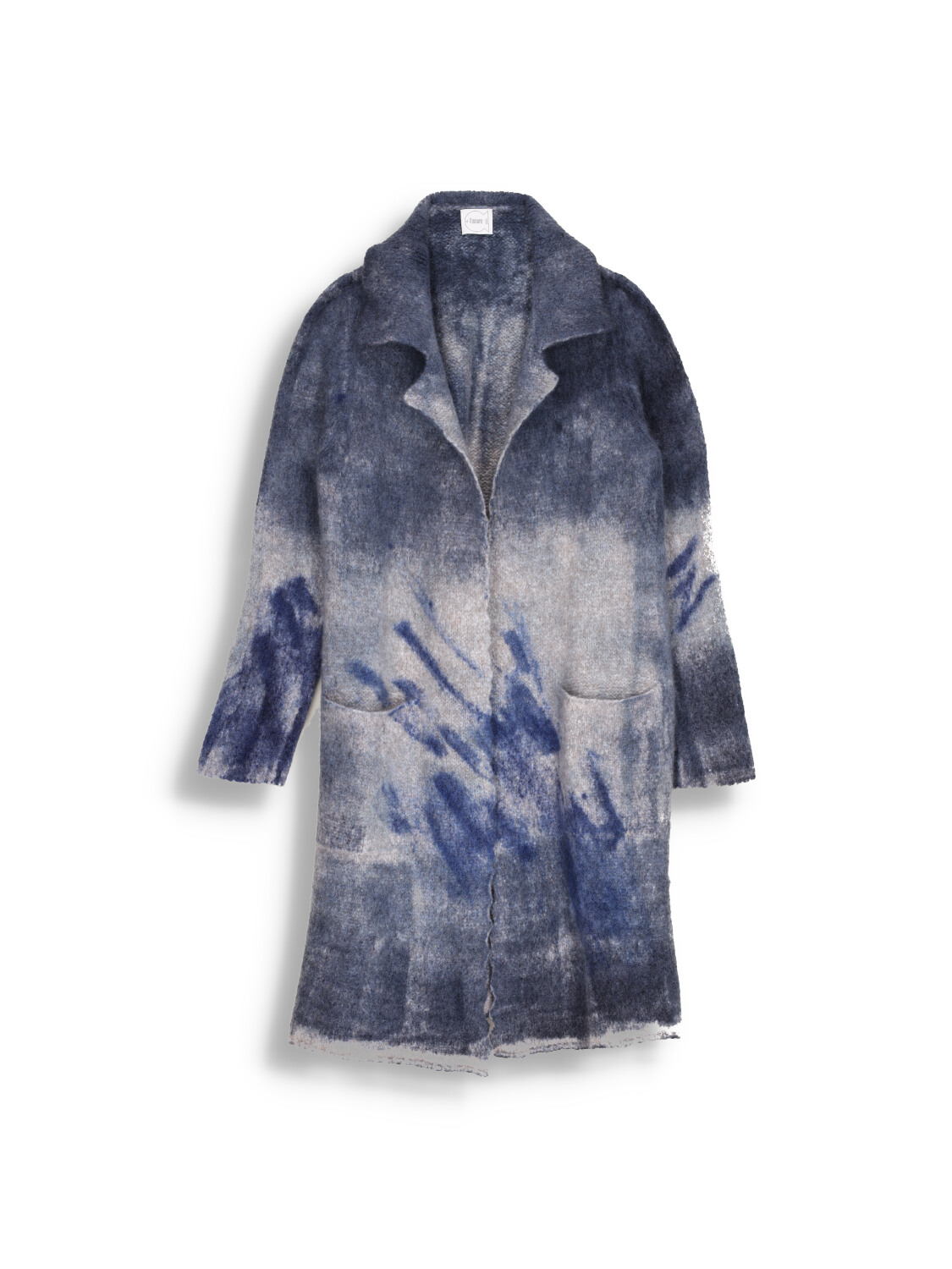 Marianne 6 - Cardigan with color gradient in cashmere