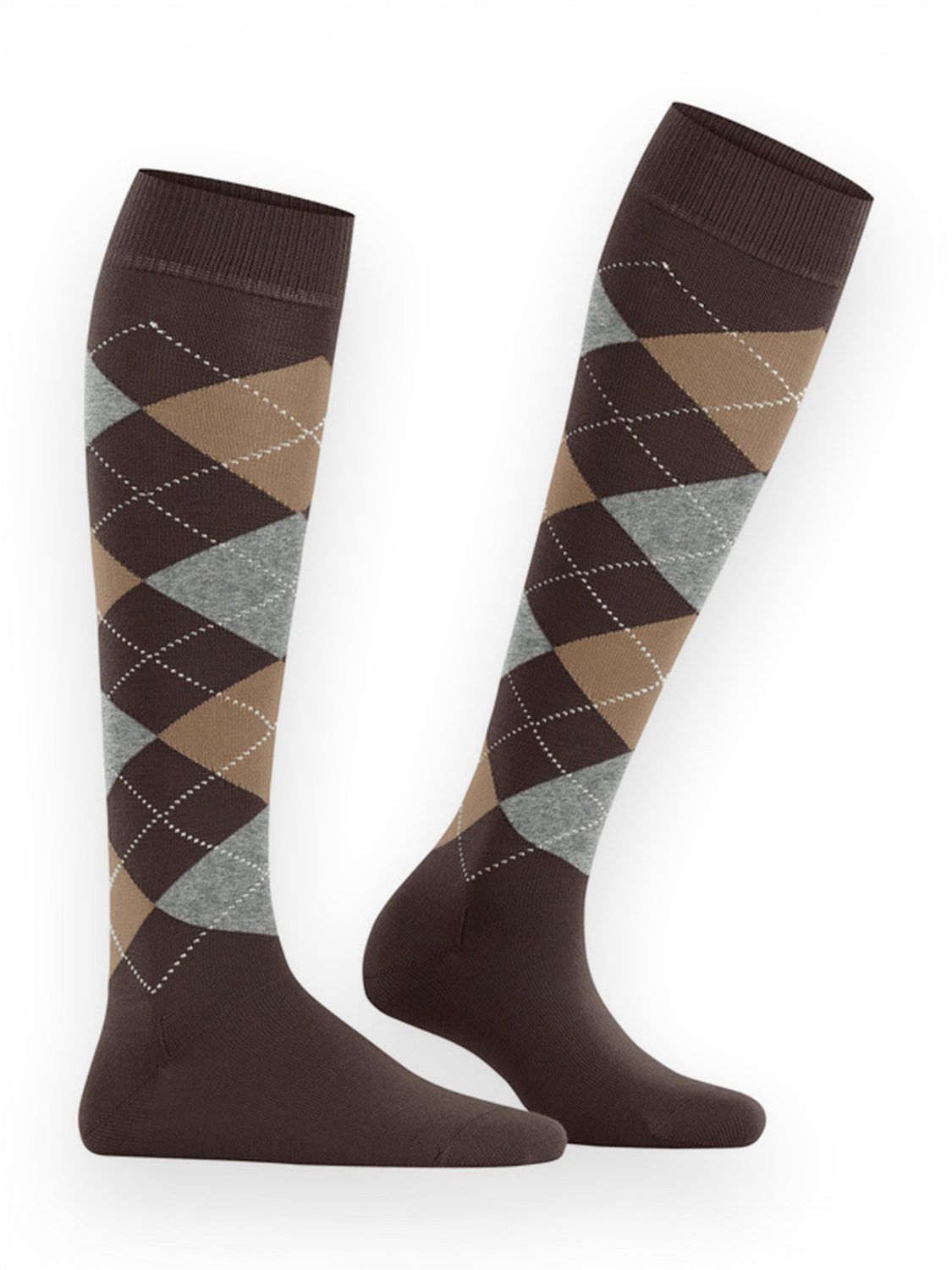 Burlington Marylebone – Knee-high socks brown 36/41