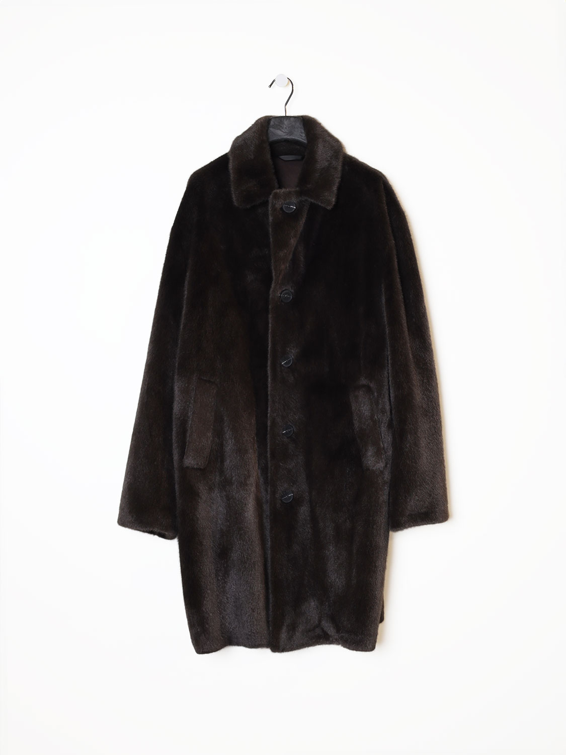 Faux fur coat