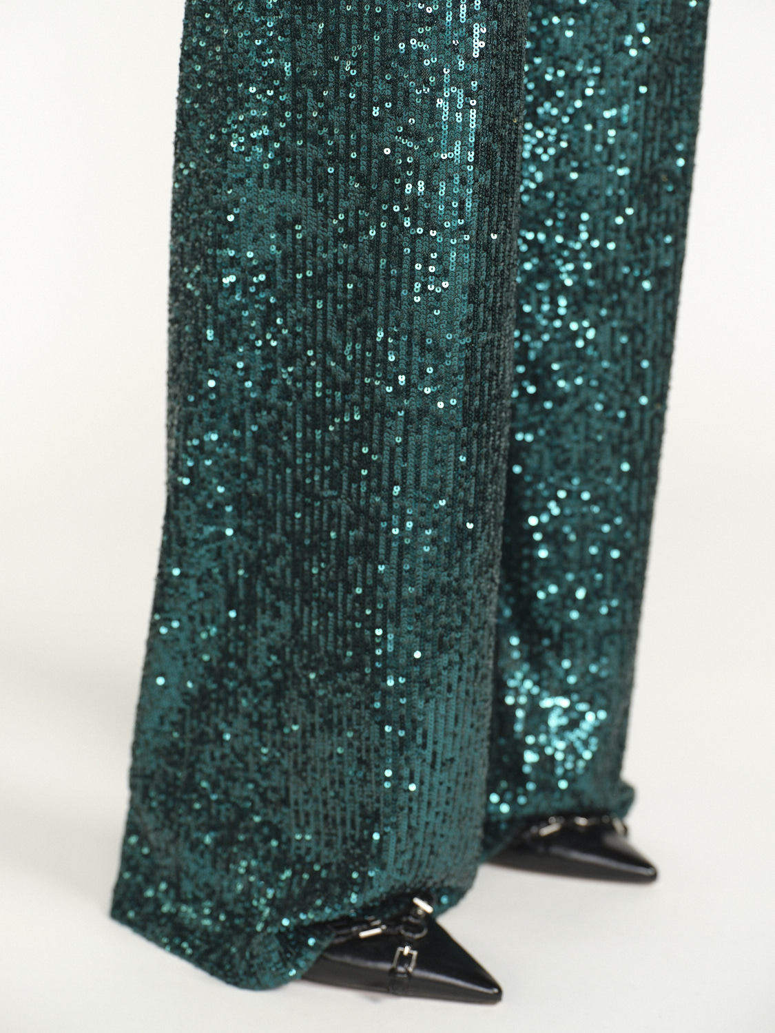 Seductive Iris - sequin pants with wide leg  silber 34