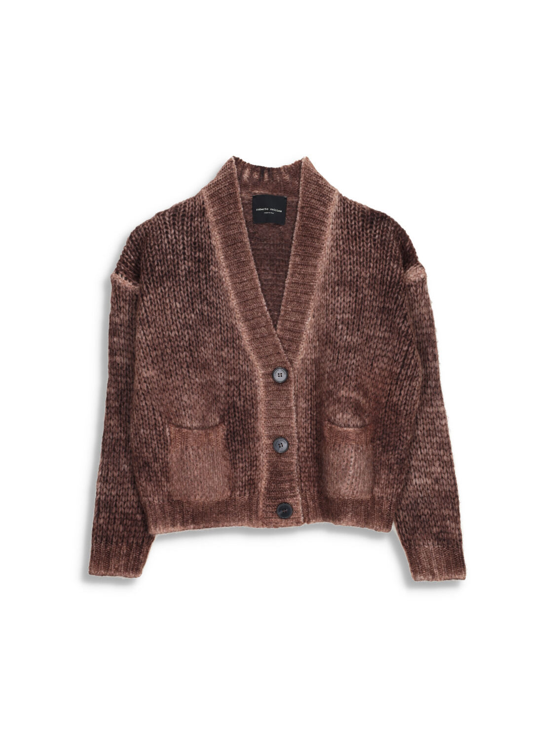 Paint Cardigan - Cardigan in coarse knit look  