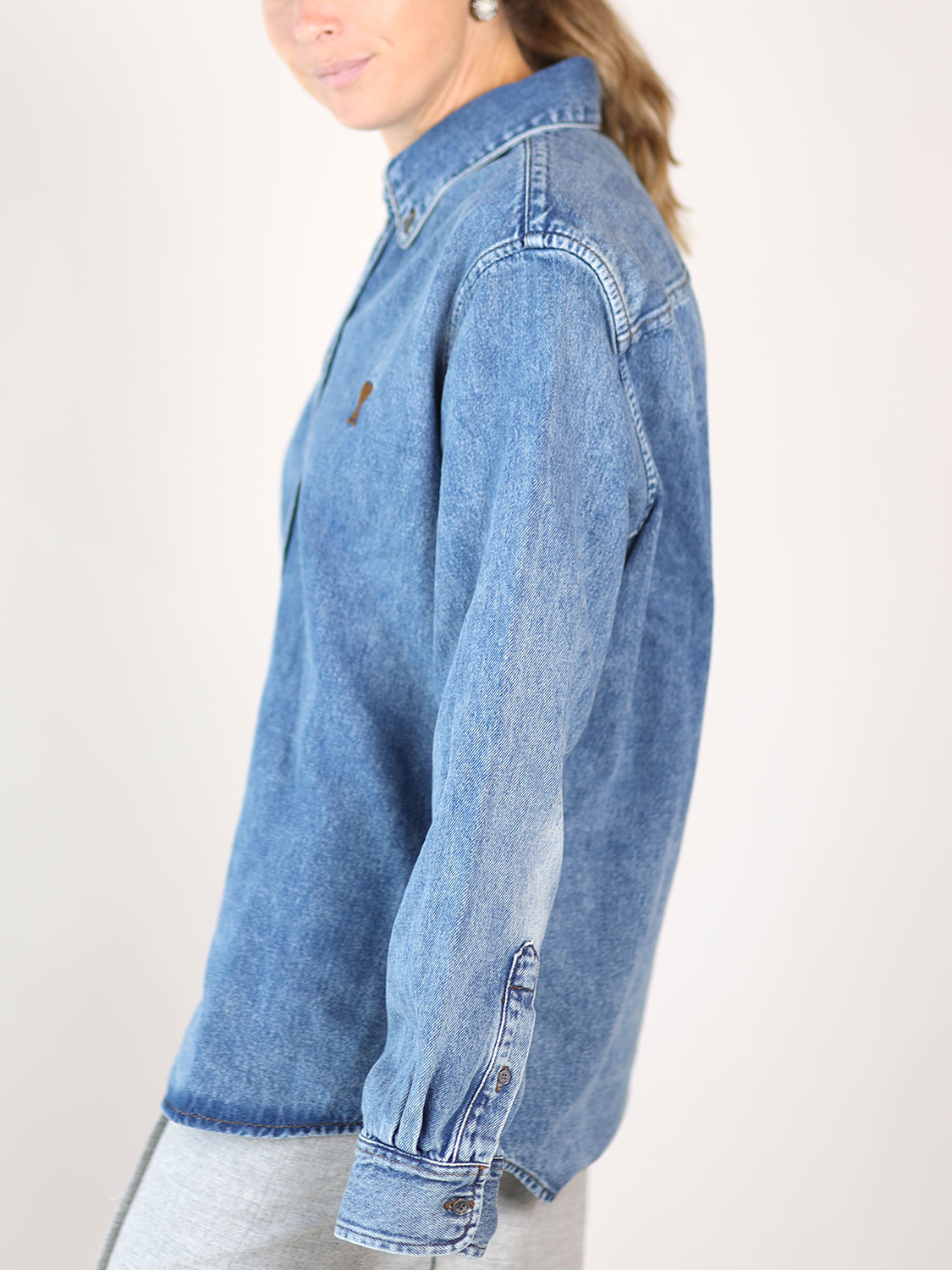 Ami Paris  Denim shirt blue XS