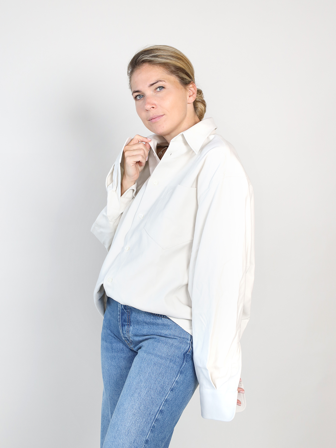 Ami Paris  Chemise - Cotton shirt creme L