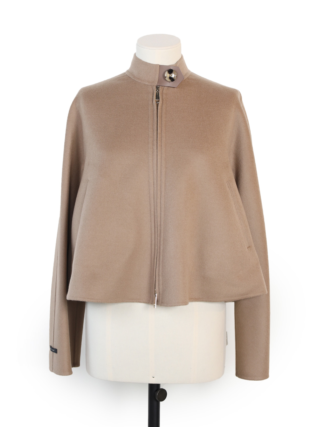 Oversized Jacke aus Kaschmir-Woll-Mix 