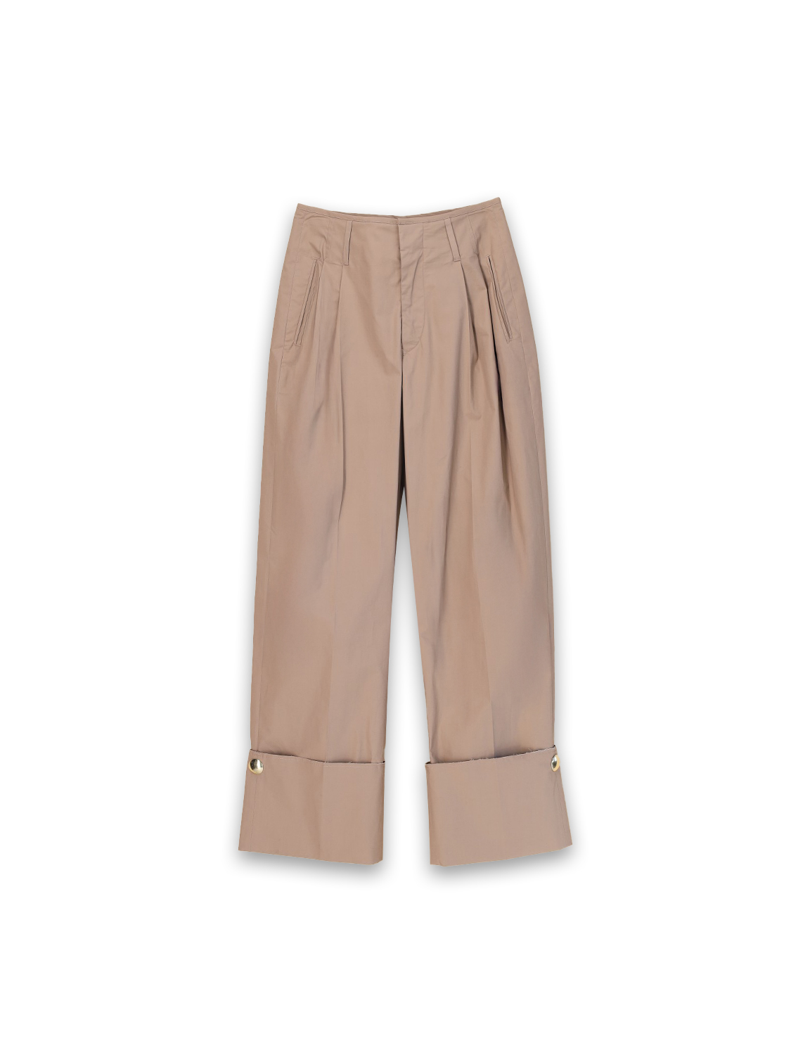 Diana - Popeline Hose mit Bündchen