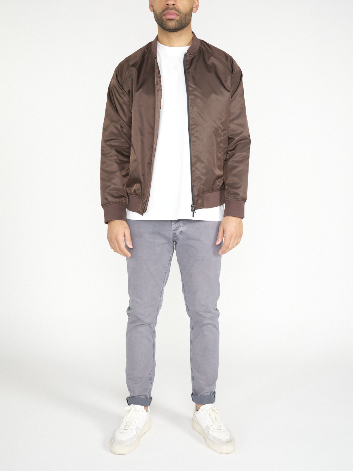 nine in the morning Bemus bomber jacket   brown 50