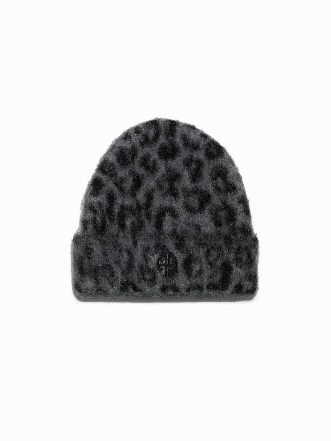 Elia - Beanie with Leopard Pattern