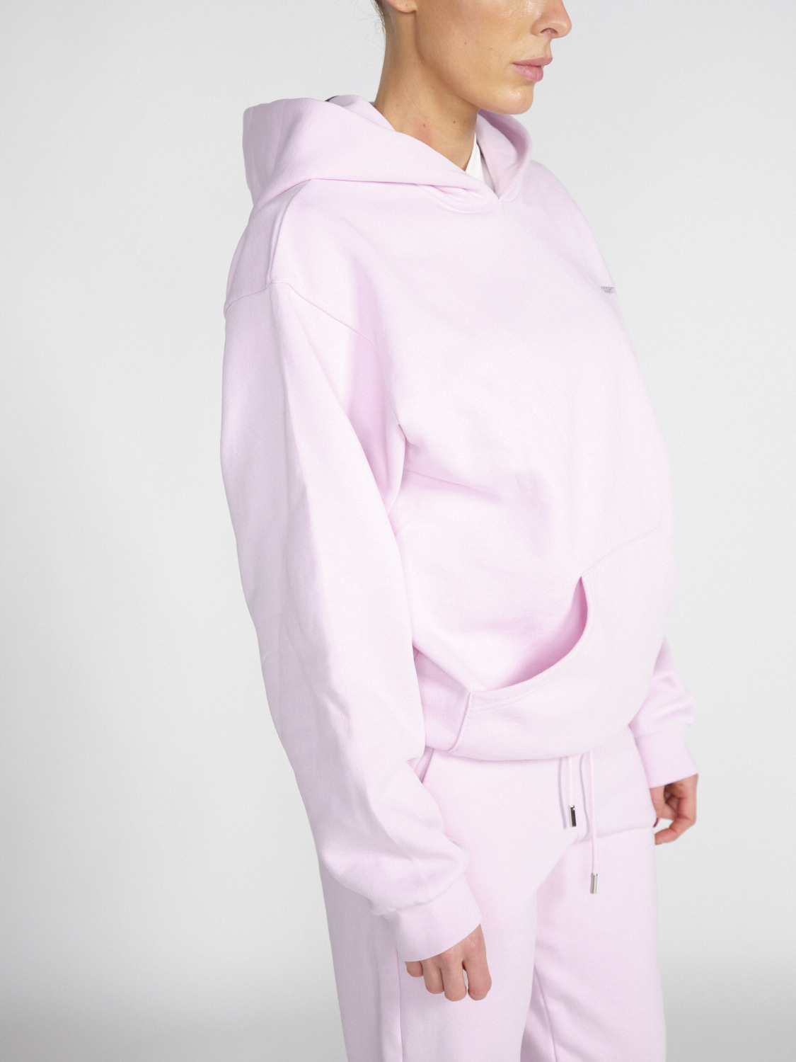 Coperni Sudadera deportiva con capucha confeccionada en una mezcla de algodón   rosa XS