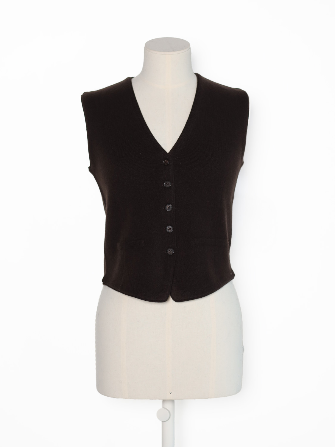 Guest in Residence Cashmere vest   brown XS