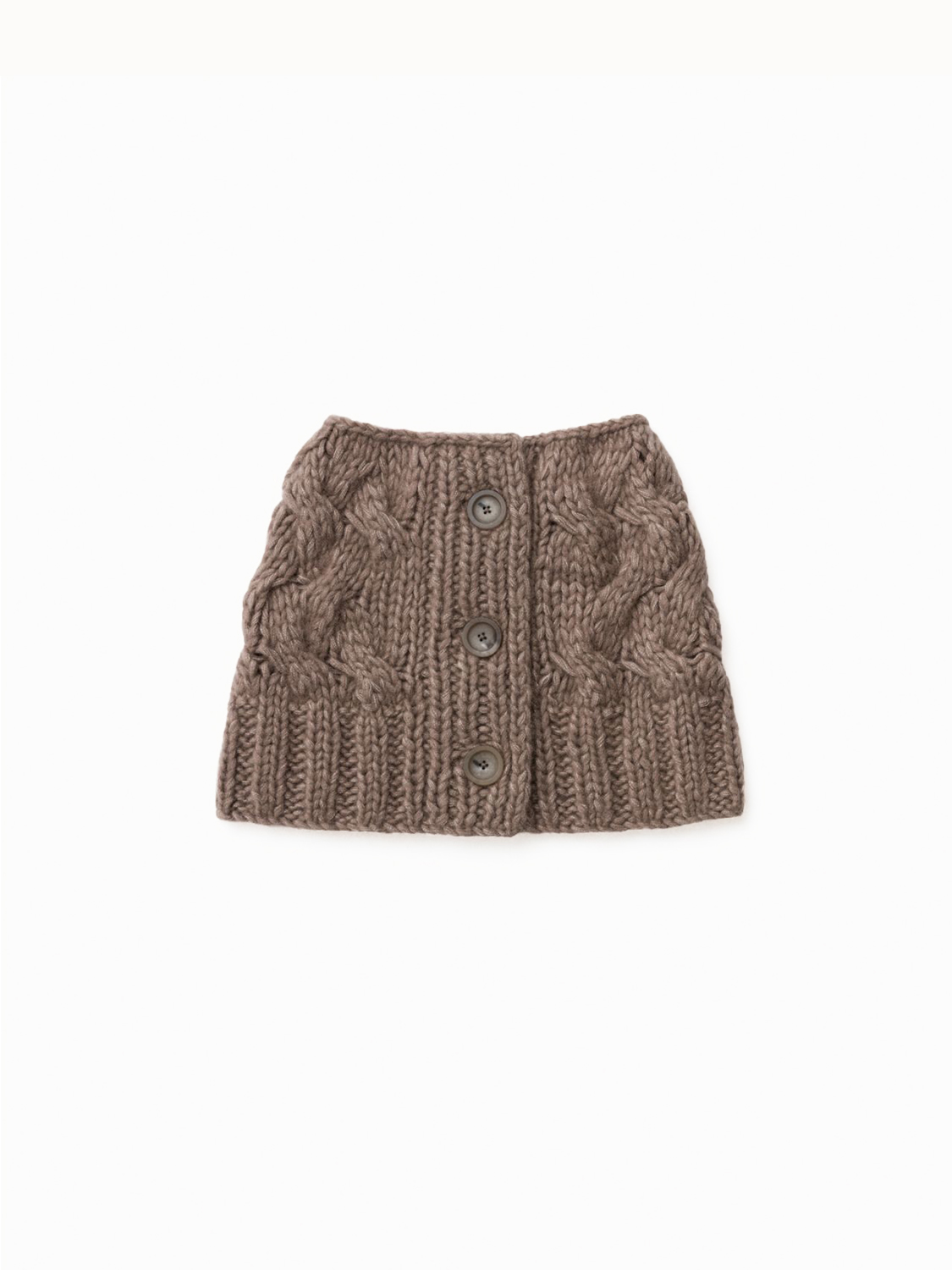 Iris von Arnim Hedda – tube scarf in a cashmere-silk blend taupe One Size