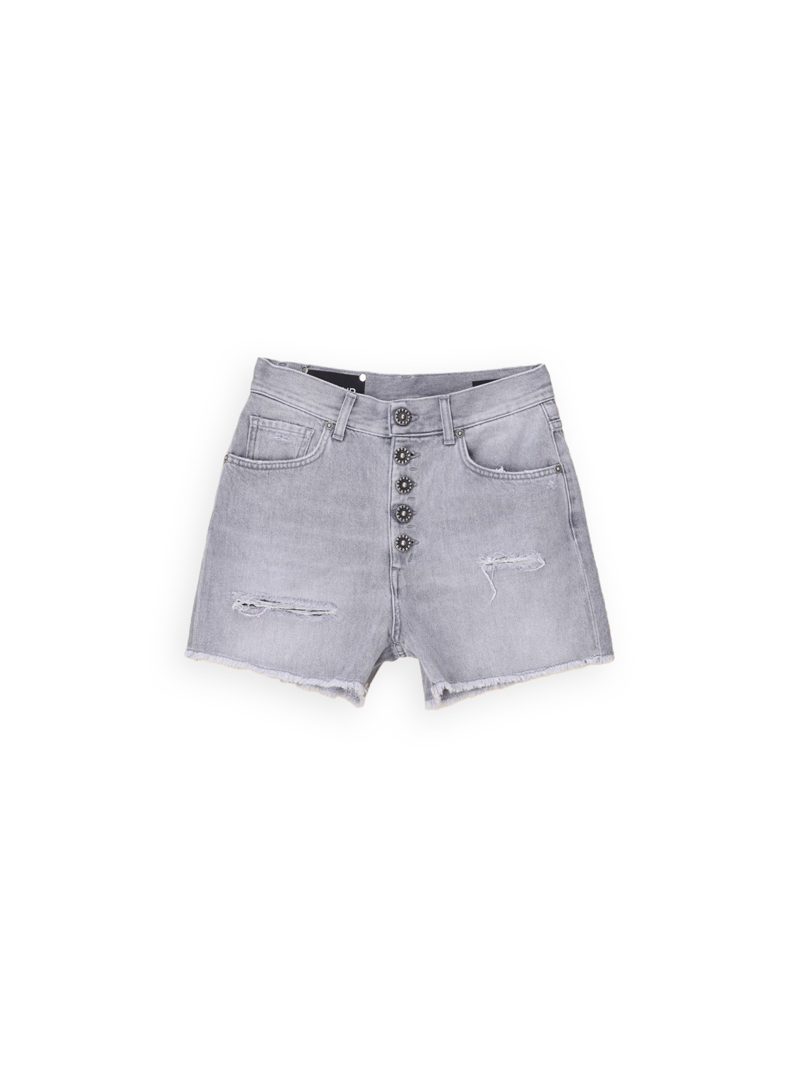 Dondup Denim-Shorts mit Rissen   gris 26