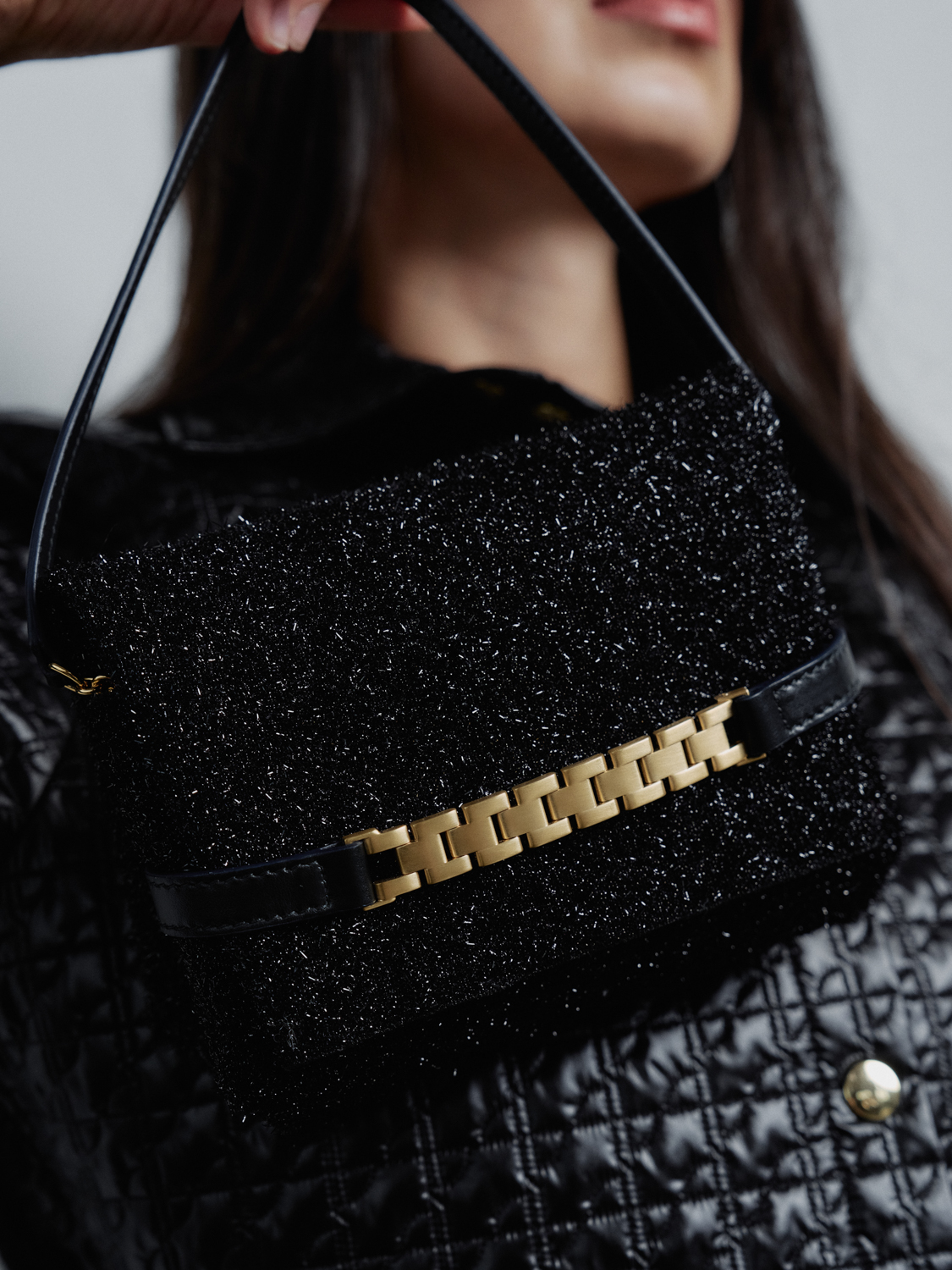 Mini Chain - Handbag with Golden Closure