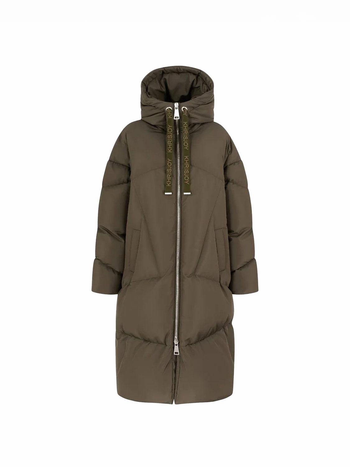 Khrisjoy Long Iconic - Knöchellanger Mantel  khaki 34
