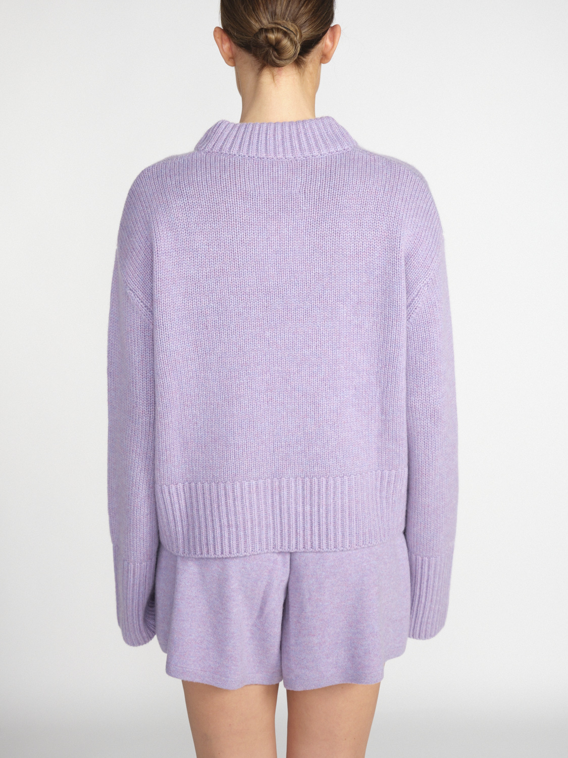 Lisa Yang Sony – Kurzer Cashmere Pullover   lila One Size