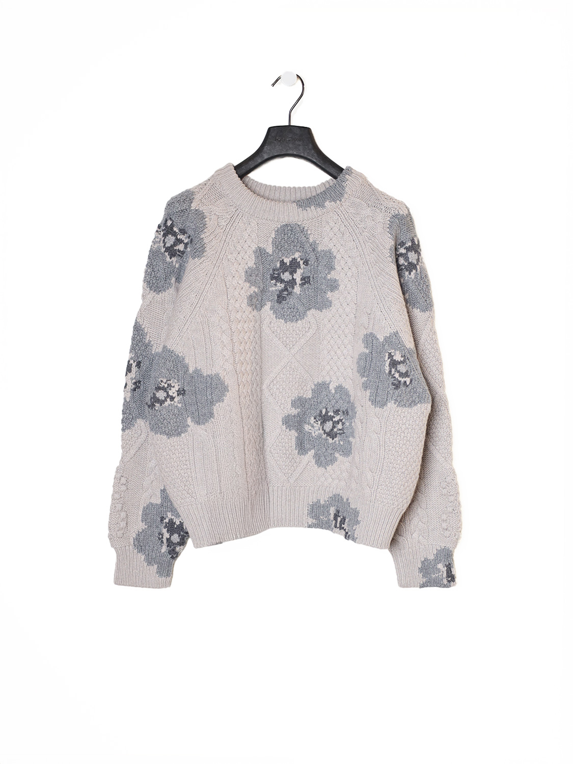 Round NeckStrickpullover aus Cashmere 