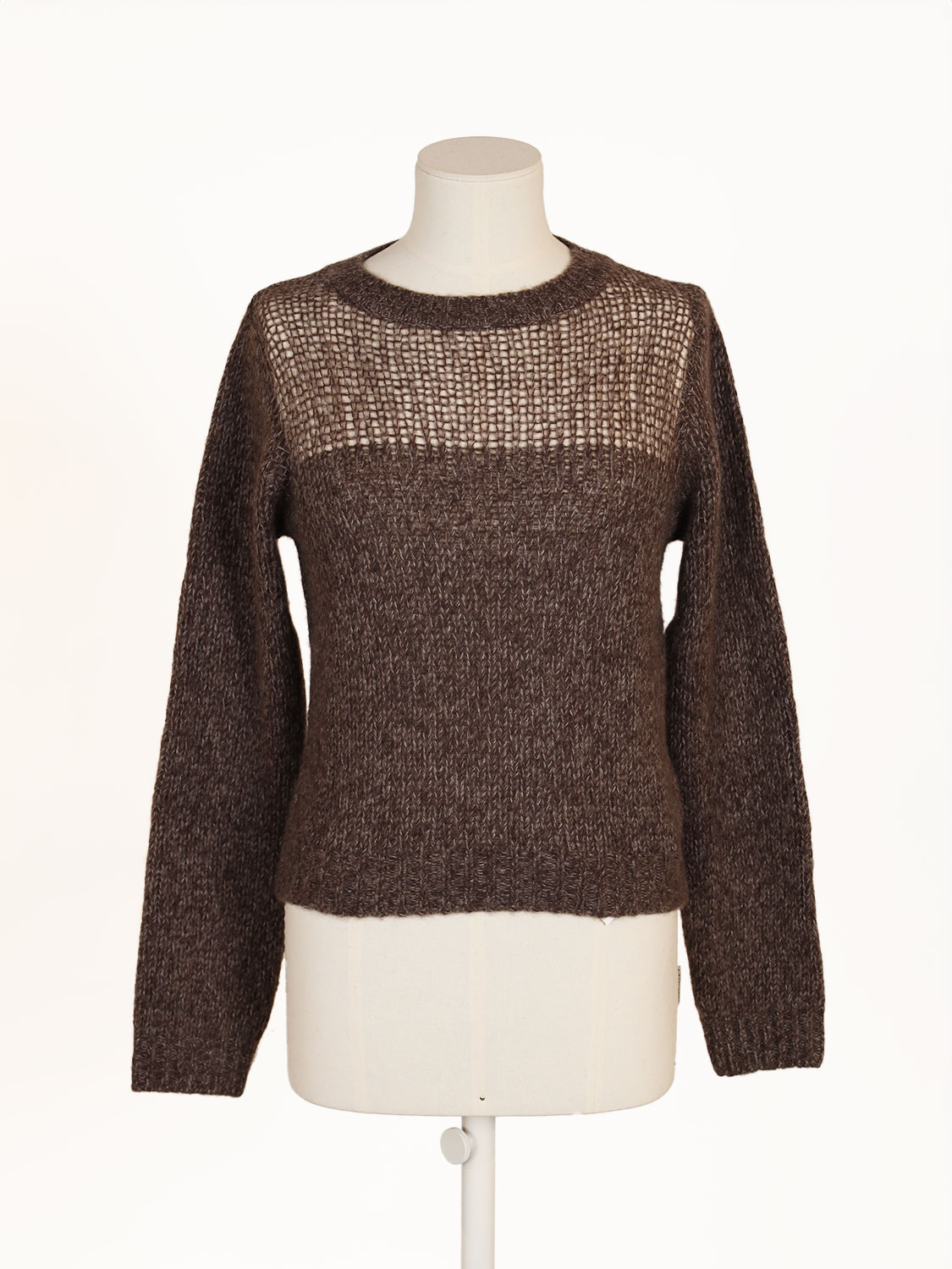 Lisa Yang Signe – Pearl Structure Sweater brown 00 Lisa Yang Signe – Pearl Structure Sweater brown 00